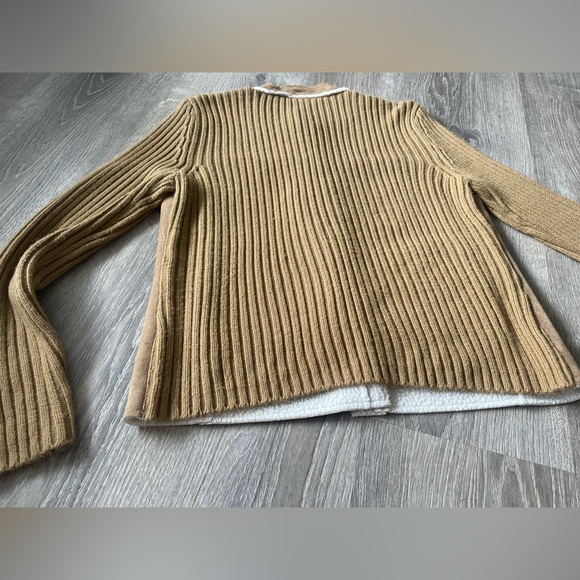 ByDesign Y2K Large Womens Camel Jacket 100% Polyester Suede Like - Picture 9 of 9